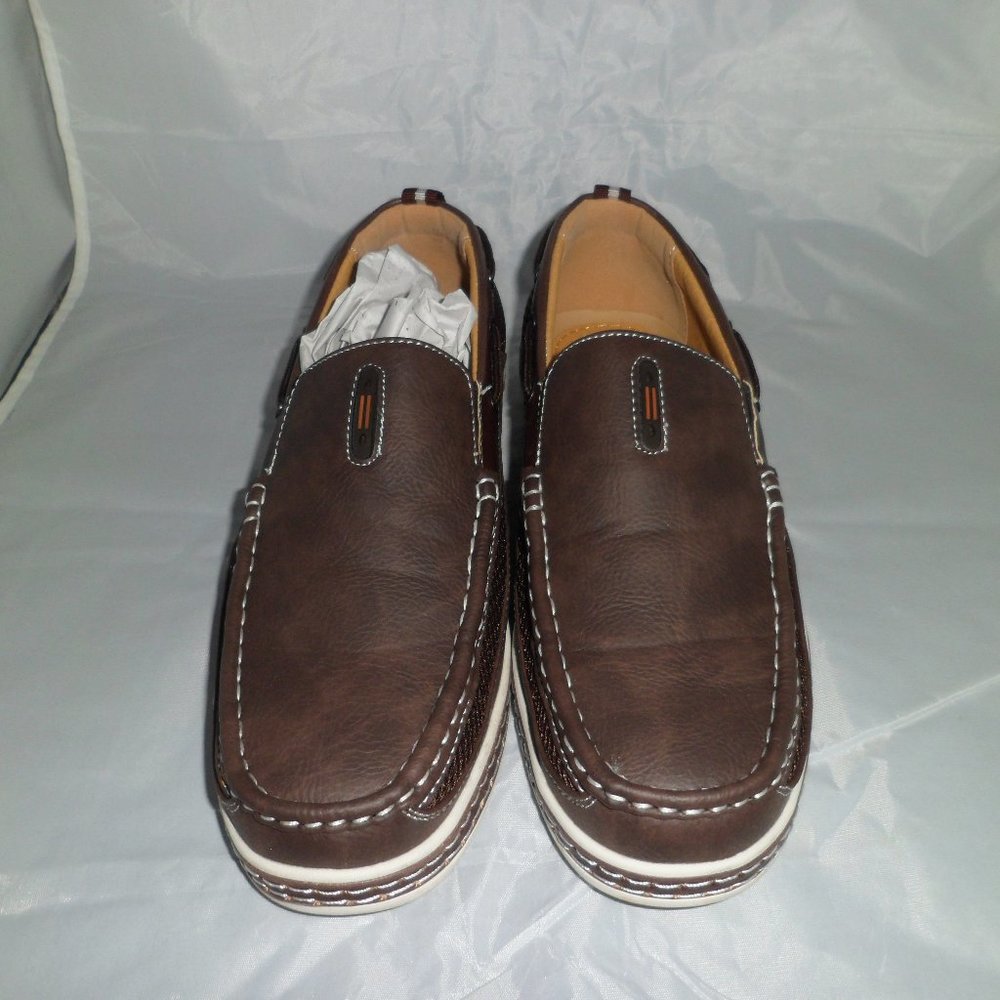 Brix Dacio brown leather boots, size 9.5